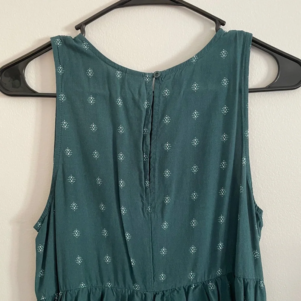 Old Navy Teal Printed Mini Dress - Picture 5 of 6